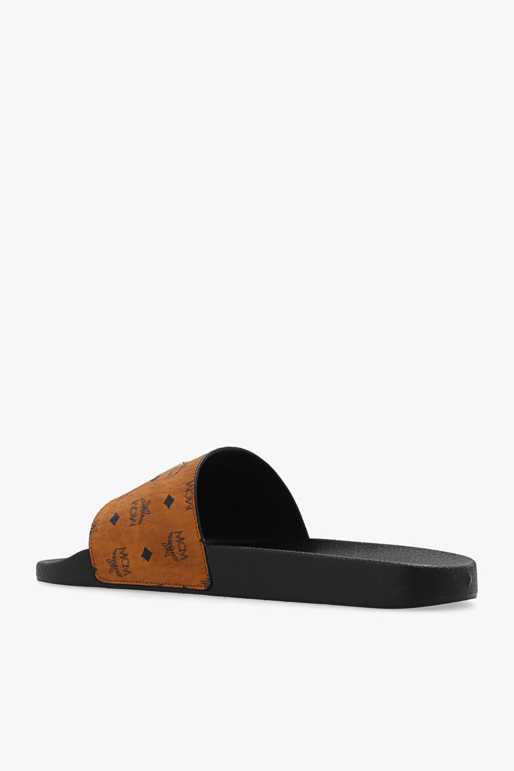 Mcm slides discount brown